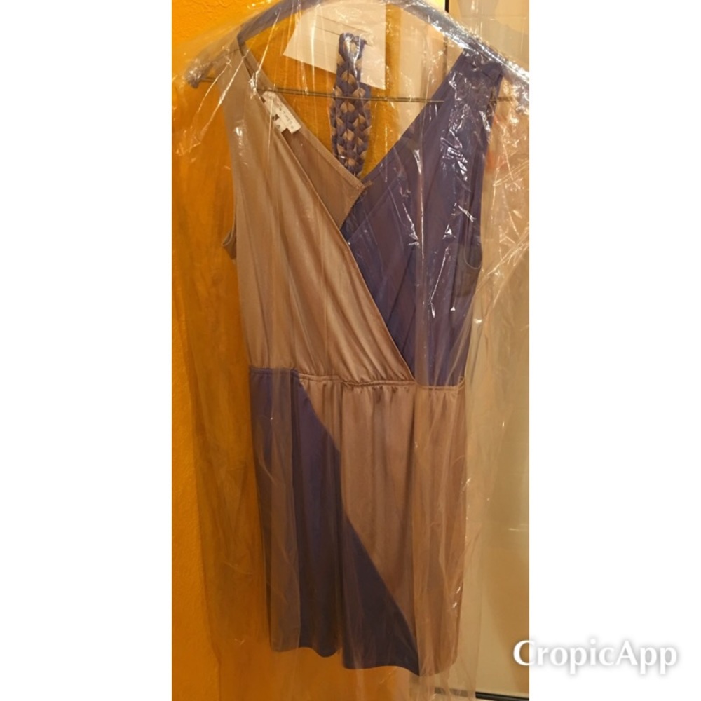 London Times Wrap Dress with Braided Belt